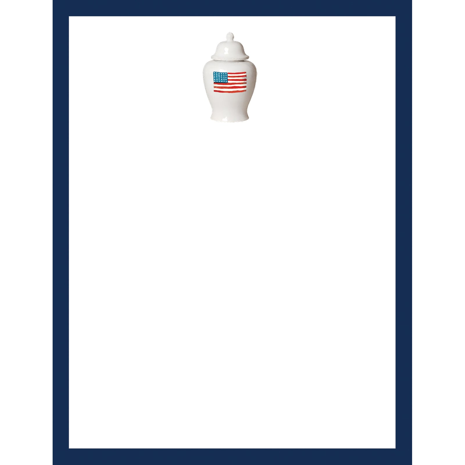 Stock Shoppe: 4x5 Patriotic Ginger Jar Notepad