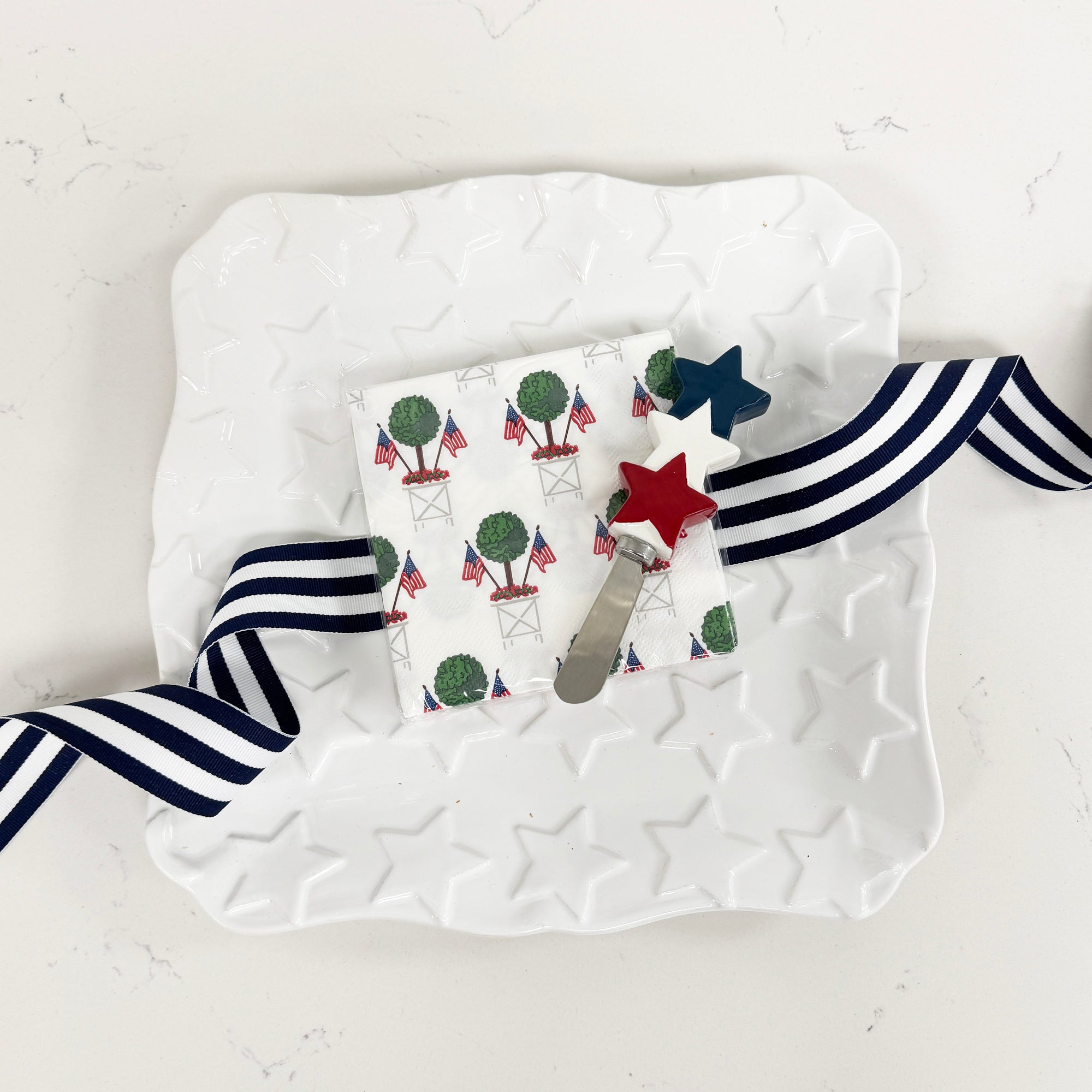 Patriotic Stars Platter Entertaining Bundle