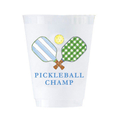 Pickleball Champ Shatterproof Cups | Set of 8