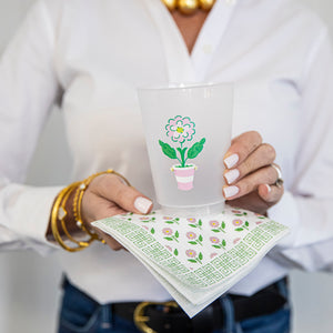 WH Paper Cocktail Napkins | Pink Daisy