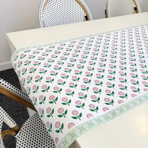 Paper Table Runner | Pink Daisy