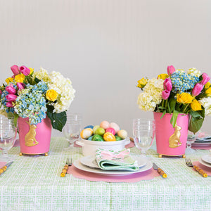 Scalloped Paper Placemats | Set of 10 | Lt. Pink