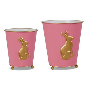 Pink Bunny Cache Pots | Two Sizes Available