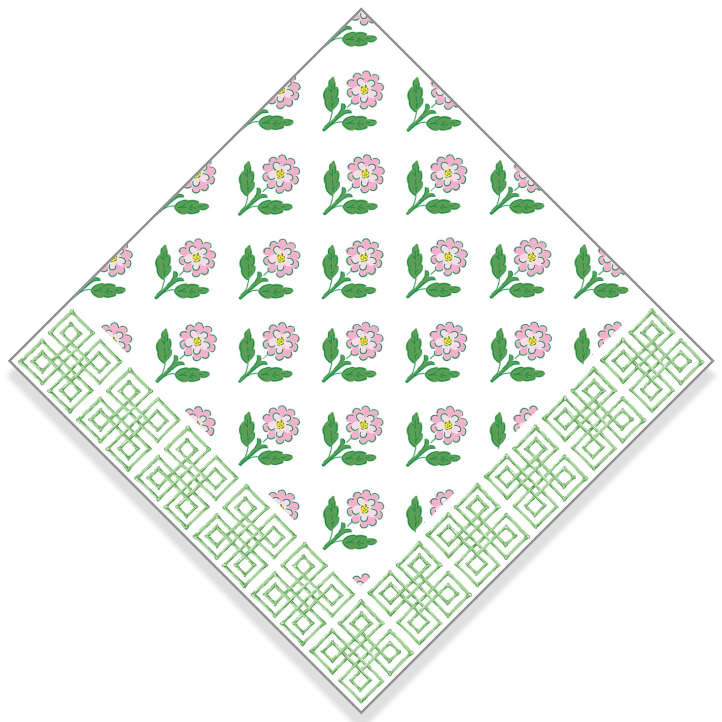 WH Paper Cocktail Napkins | Pink Daisy