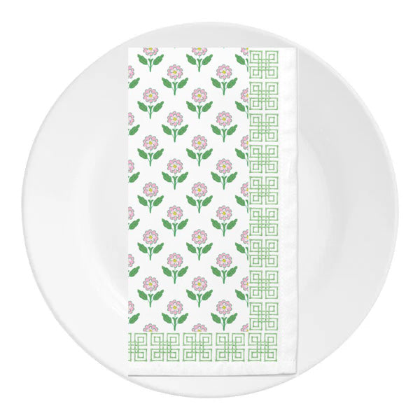 In Stock Dinner Napkins | Set of 4 | Pink Daisy