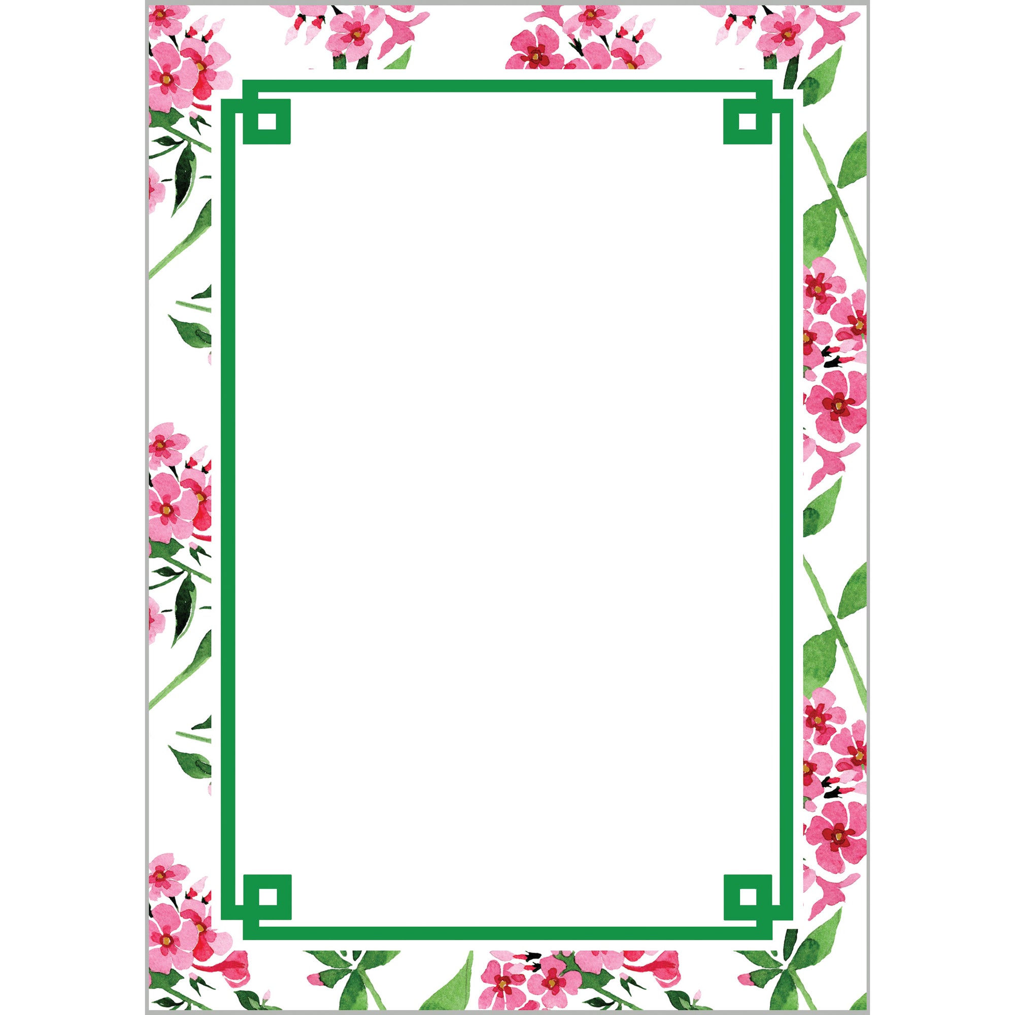 Stock Shoppe: 5x7 Pink Flowers Notepad