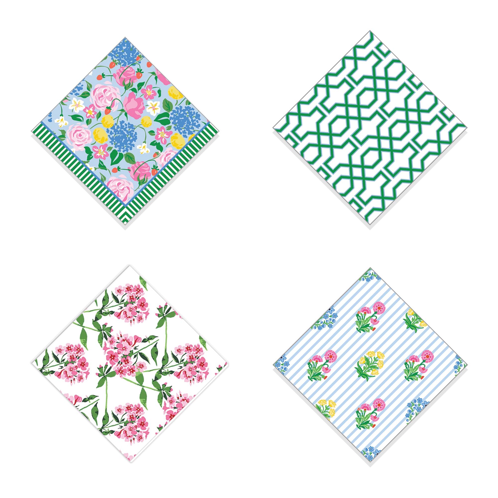 In Stock WH Paper Cocktail Napkin Bundle | Spring Pink