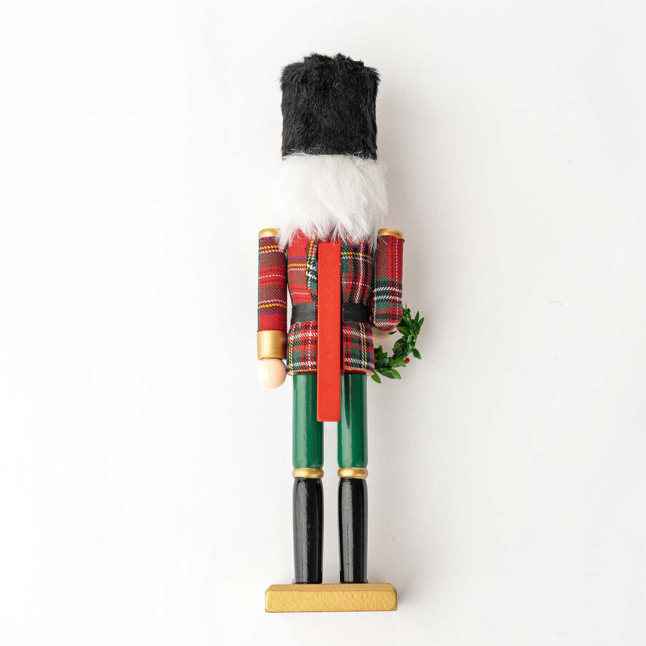 15" Christmas Tartan Plaid Nutcracker