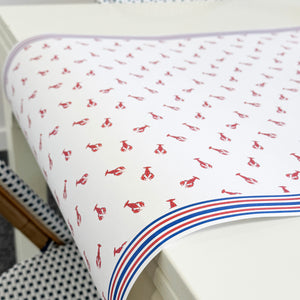 Paper Table Runner | Preppy Lobsters
