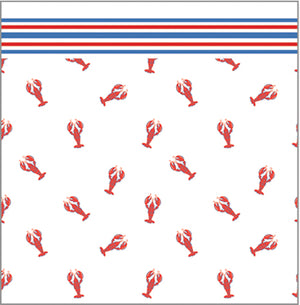 Paper Table Runner | Preppy Lobsters