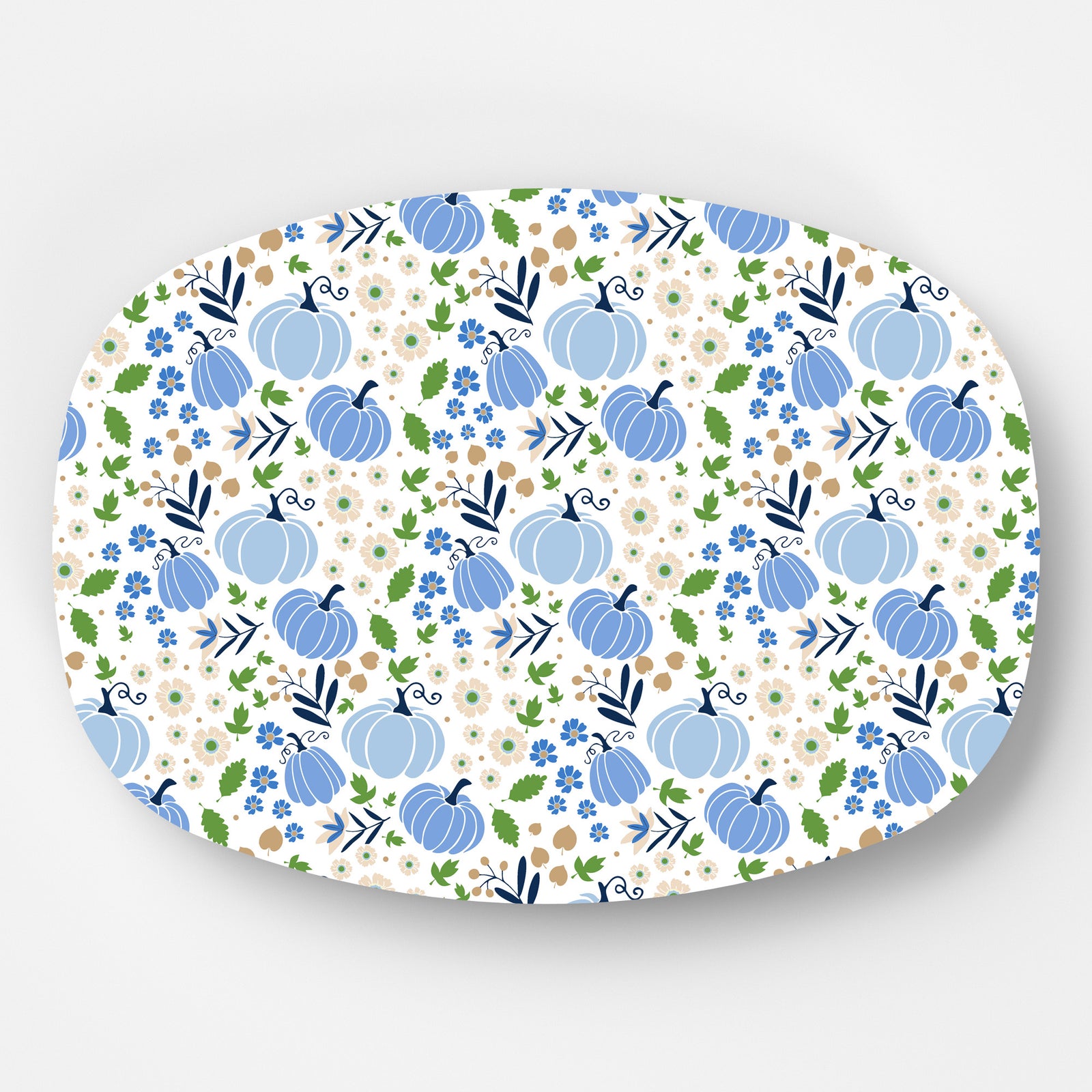 WH Serving Platter | Blue Pumpkin Toile