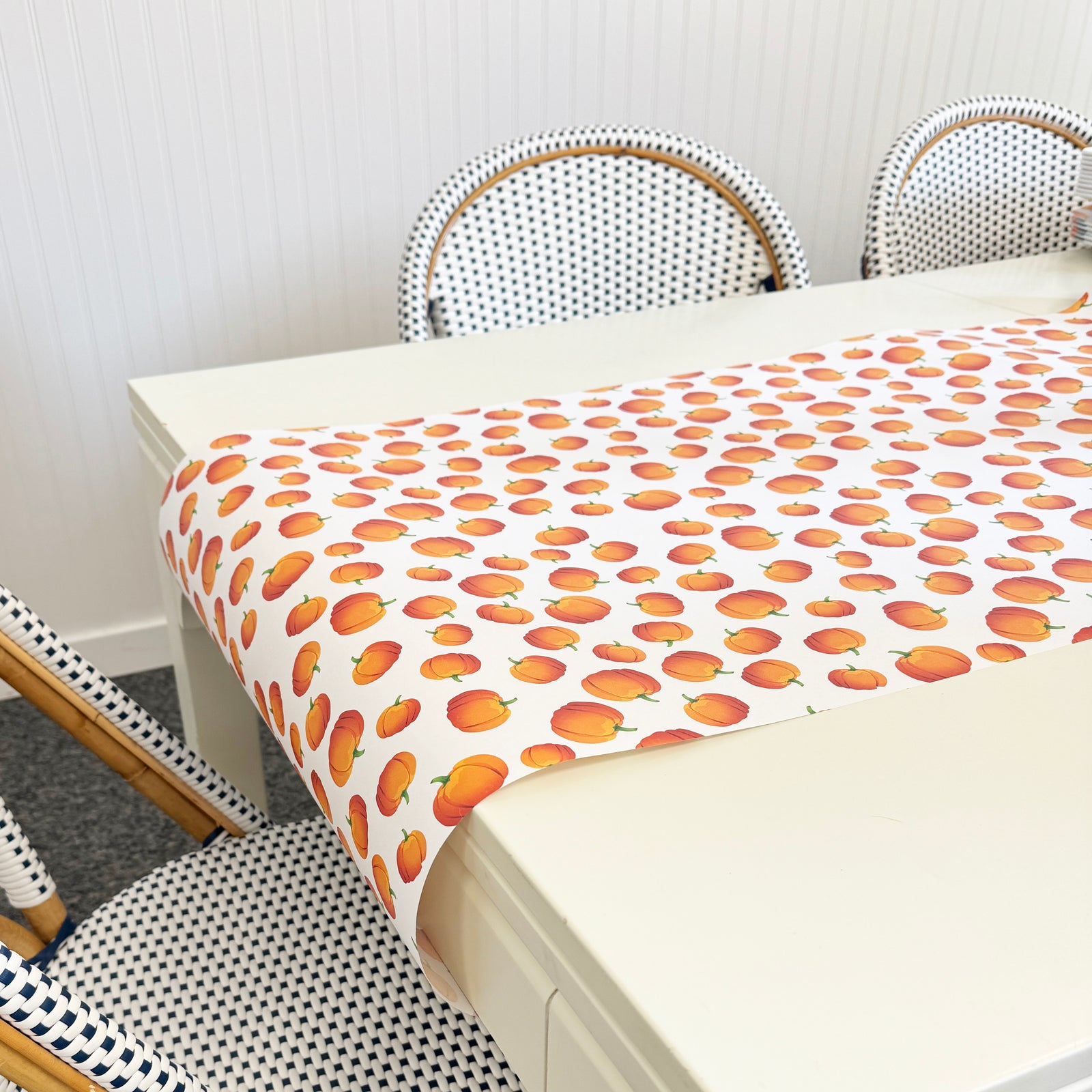 Paper Table Runner | Halloween Pumpkins