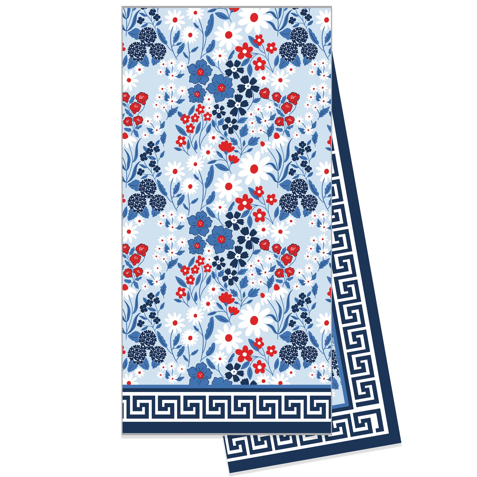 In Stock WH Hostess Cotton Tea Towel | Americana Floral