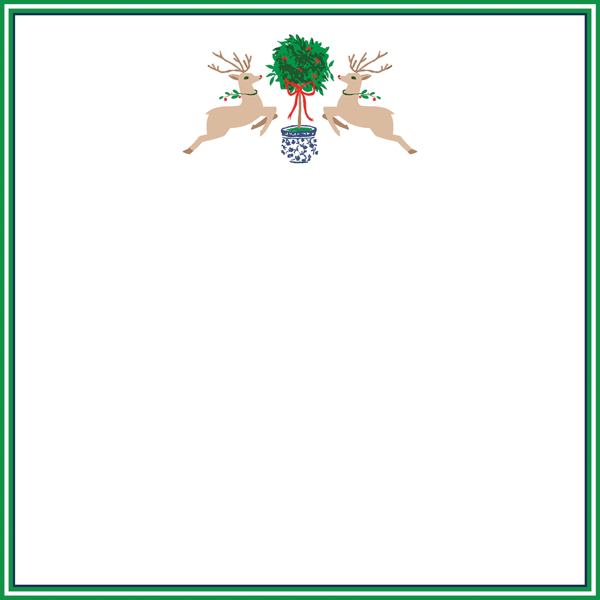 Stock Shoppe: 8.5x8.5 SLAB Stock Notepad | Reindeer Topiary