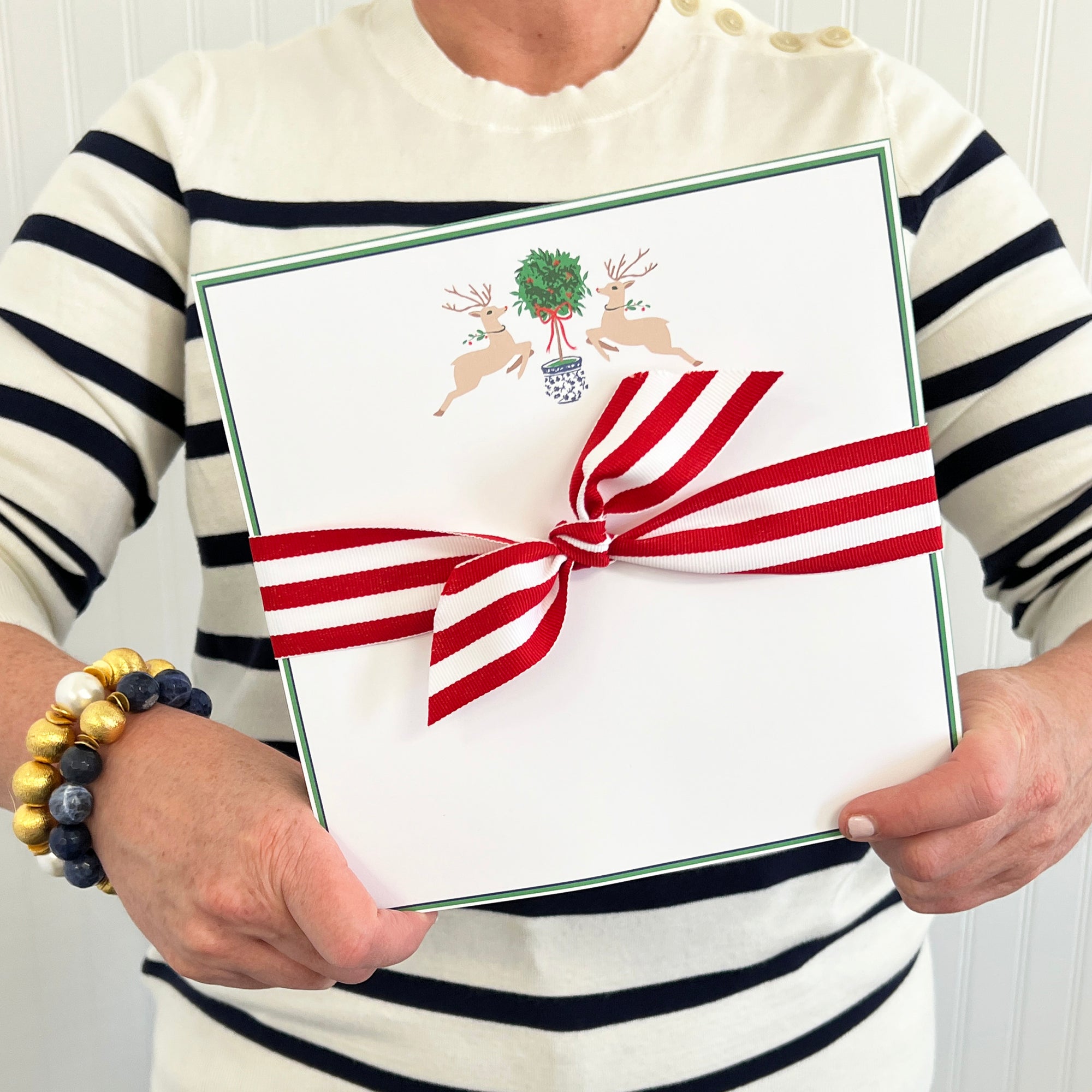 Stock Shoppe: 8.5x8.5 SLAB Stock Notepad | Reindeer Topiary