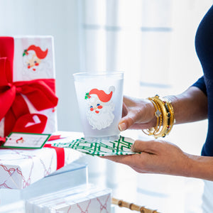 Santa Claus Shatterproof Cups | Set of 8