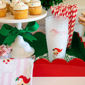 Santa Claus Shatterproof Cups | Set of 8