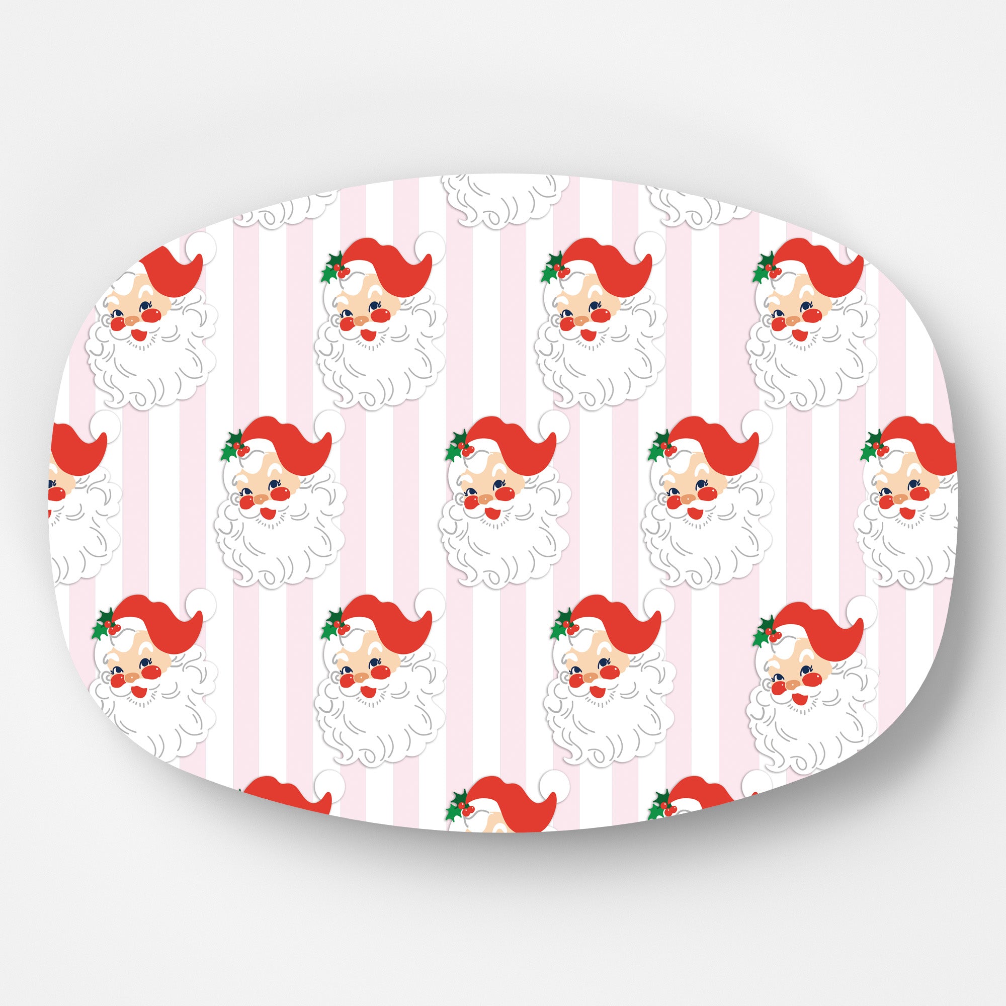In Stock WH Serving Platter | Santa Cabana Stripe