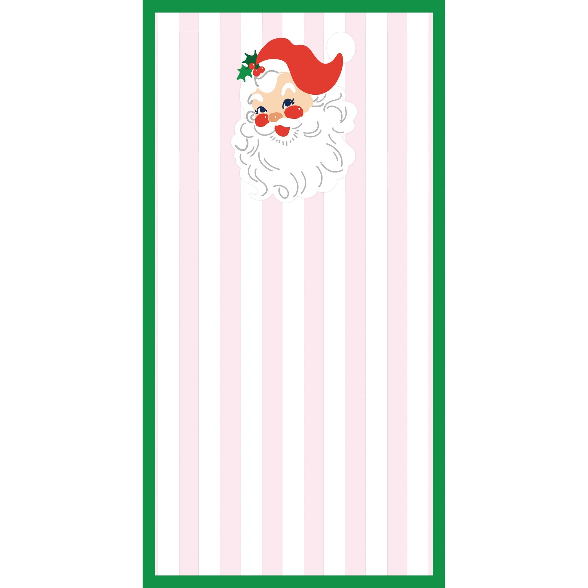 In Stock 4.25x8.5 Santa Cabana Stripe List Notepad