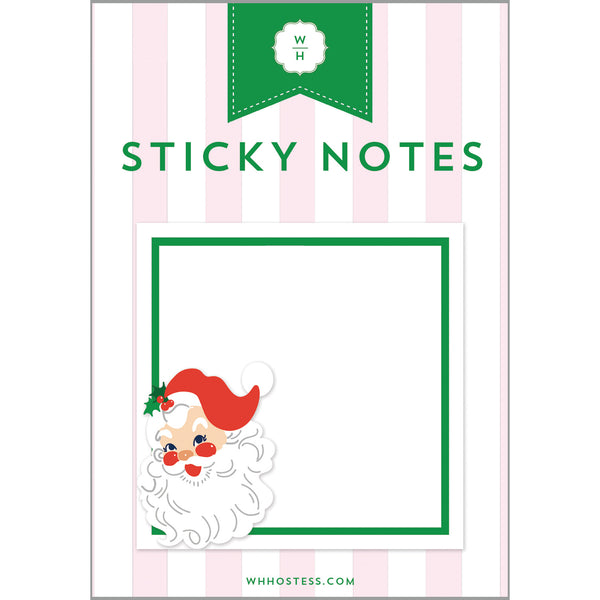 Santa Claus Single Sticky Note - WH Hostess Social Stationery