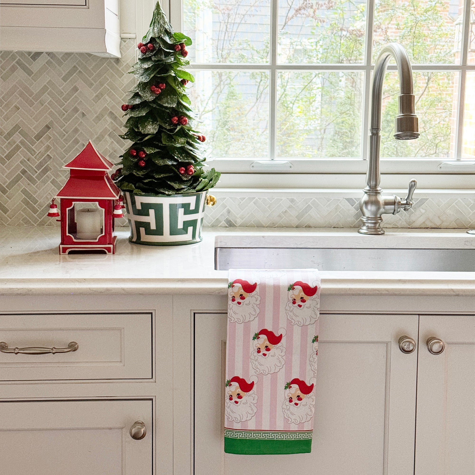 WH Hostess Cotton Tea Towel | Santa Cabana Stripe