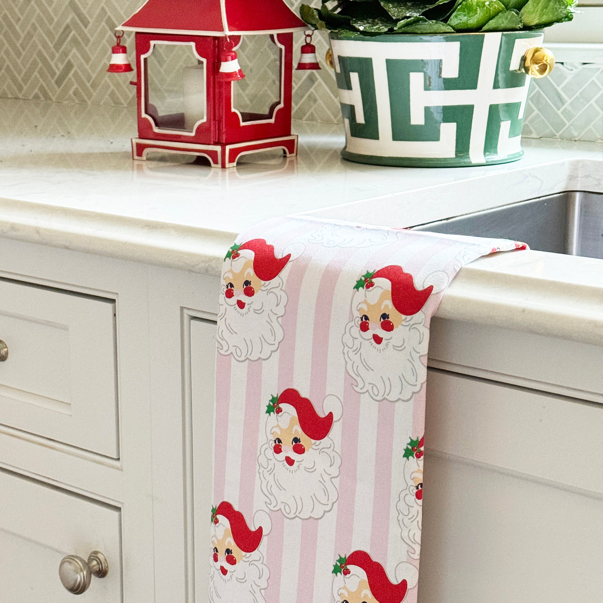 WH Hostess Cotton Tea Towel | Santa Cabana Stripe