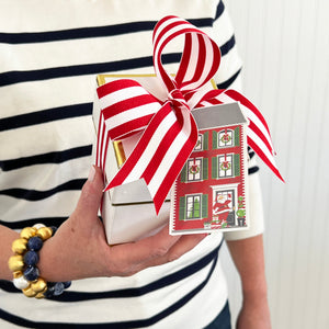 Stock Shoppe: Santa House Christmas Die-Cut Gift Tags