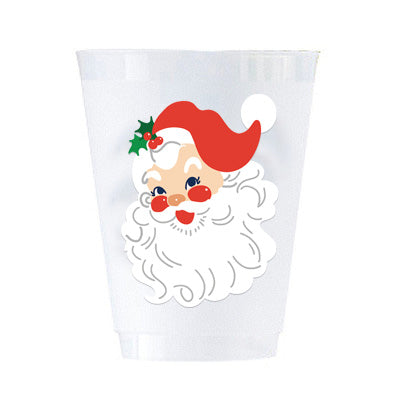 Santa Claus Shatterproof Cups | Set of 8