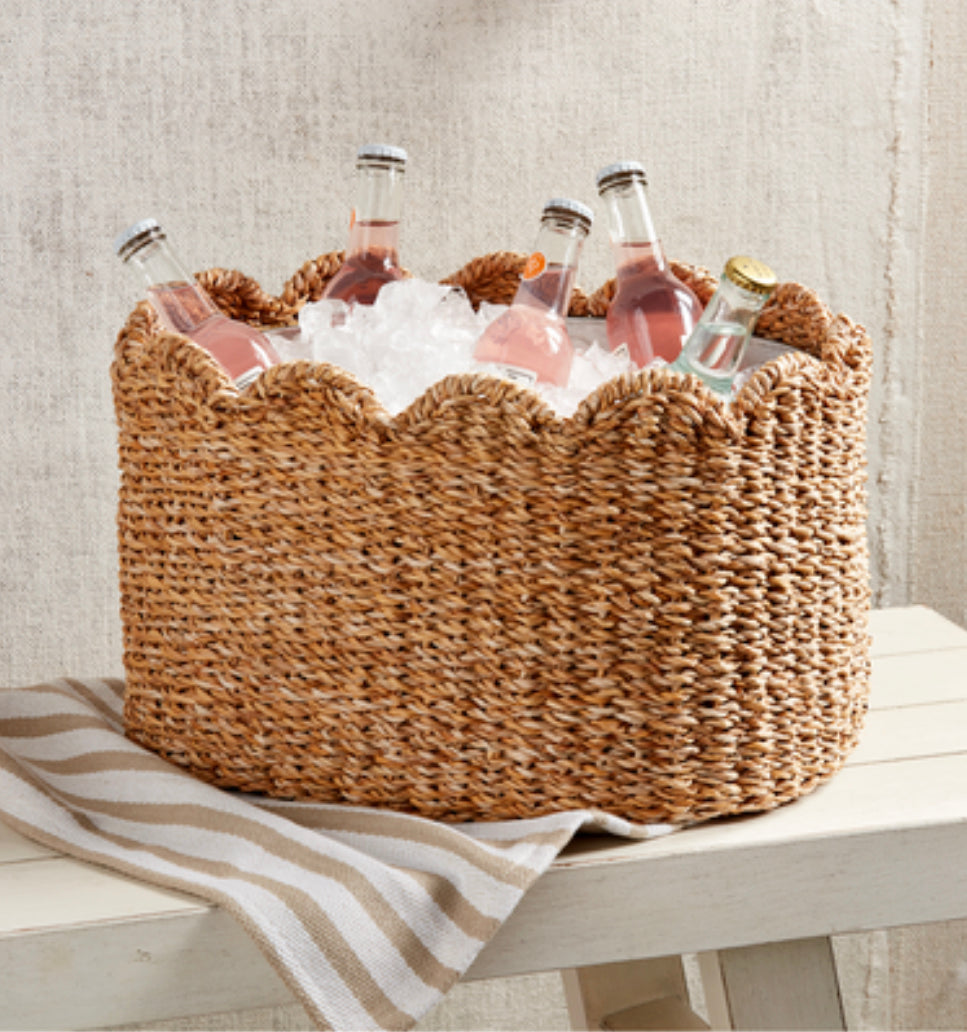 Woven Scallop Party Tub