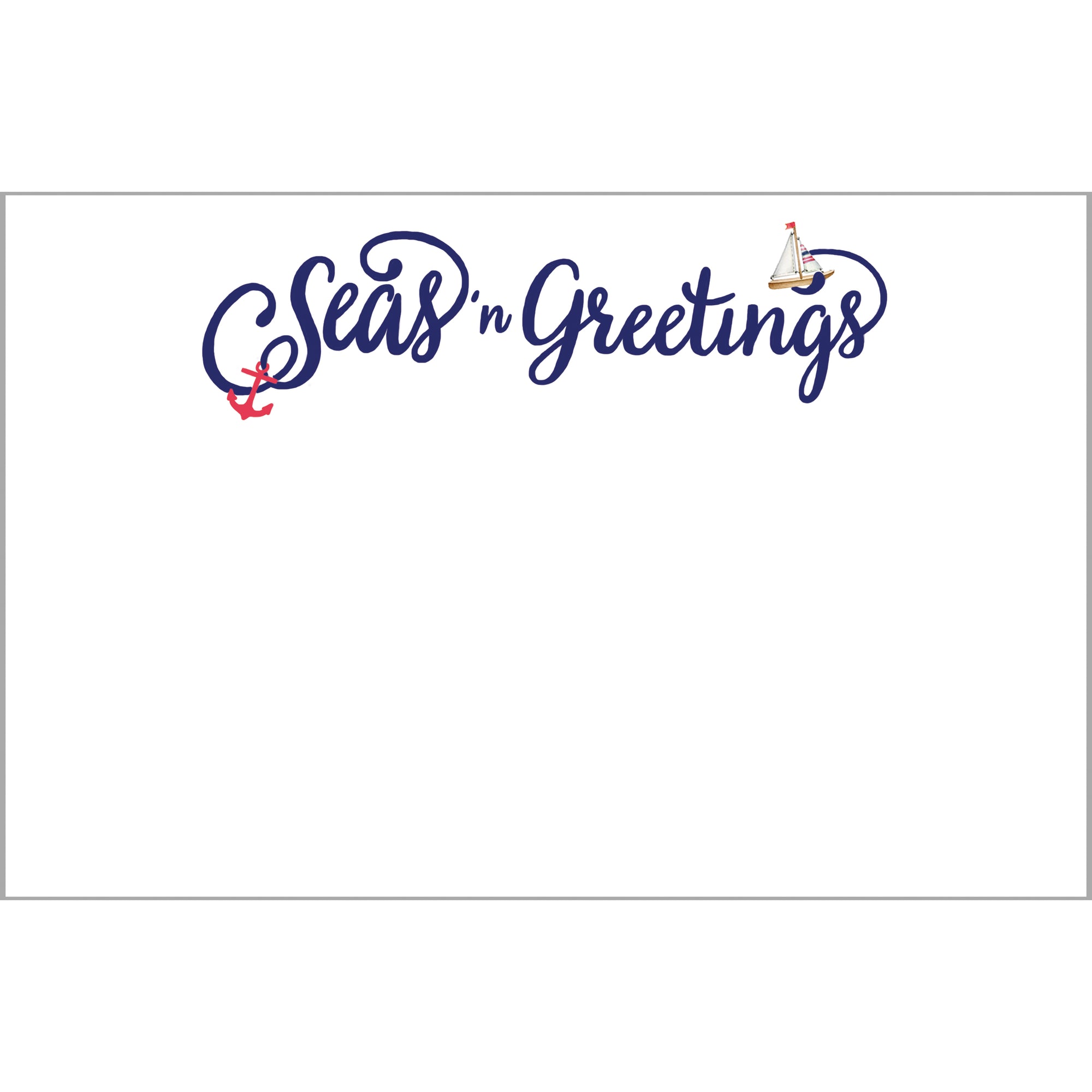 Stock Shoppe: 8.5x5.5 Seas 'n Greetings Slab Notepad
