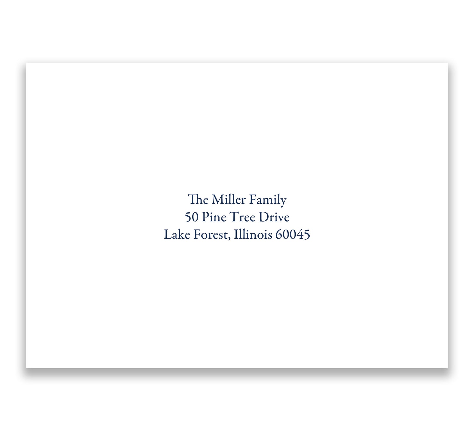 Recipient Address Printing