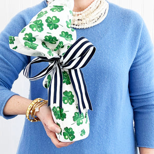 WH Hostess Cotton Tea Towel | Shamrocks