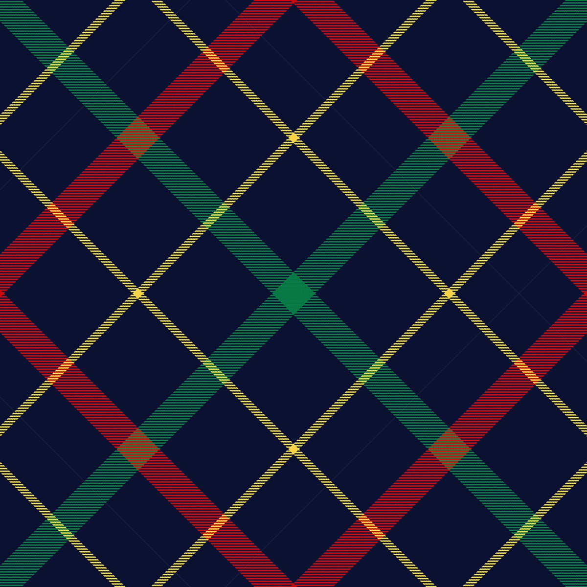 In Stock Continuous Roll Gift Wrap | Ski Plaid