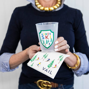 Ski Resort Paper Cocktail Napkins