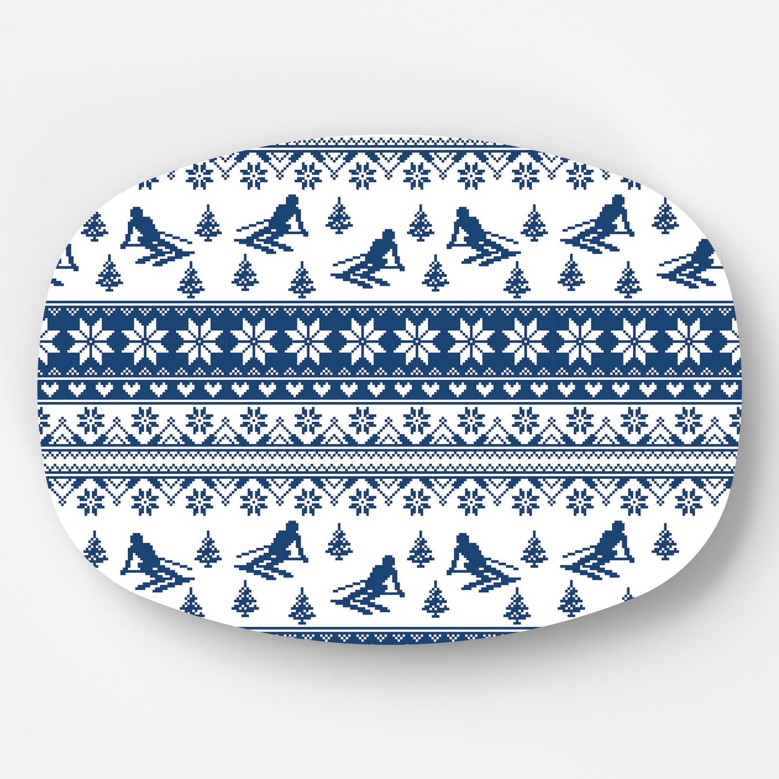 In Stock WH Serving Platter | Fair Isle