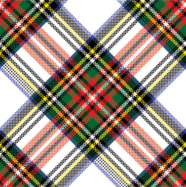 In Stock Continuous Roll Gift Wrap | Stewart Plaid