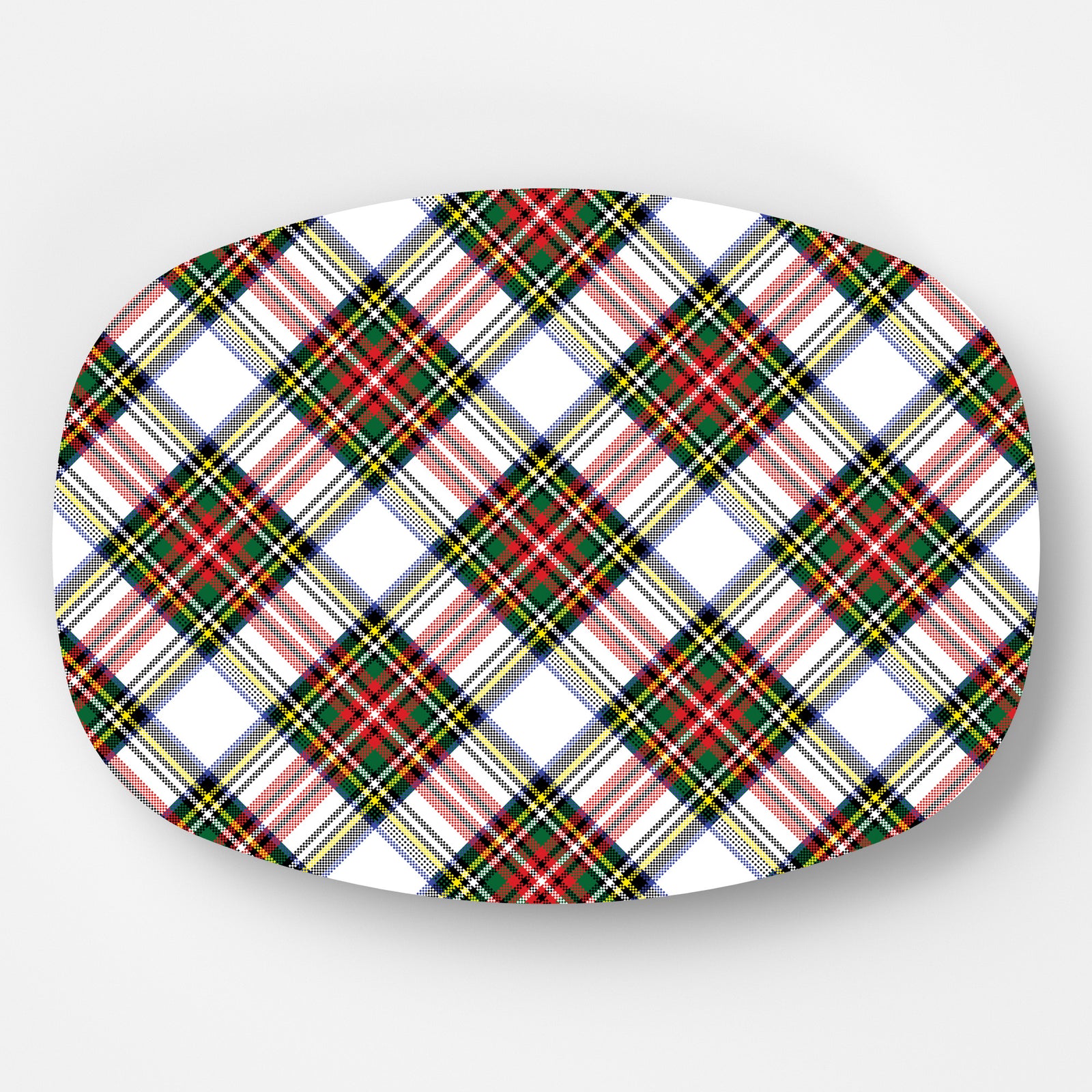 In Stock WH Serving Platter | Stewart Plaid