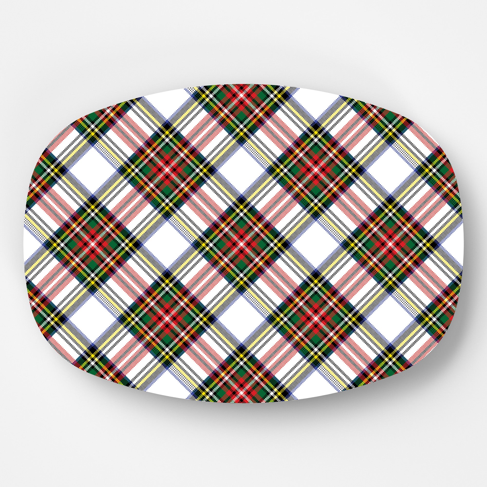 In Stock WH Serving Platter | Stewart Plaid