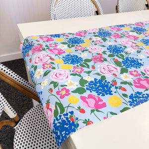 Paper Table Runner | Strawberry Floral