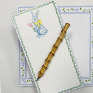 Stock Shoppe: 4.25x8.5 Striped Bunny Notepad