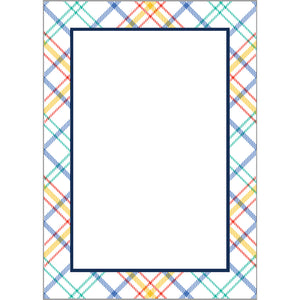 Stock Shoppe: 5x7 Summer Plaid Notepad