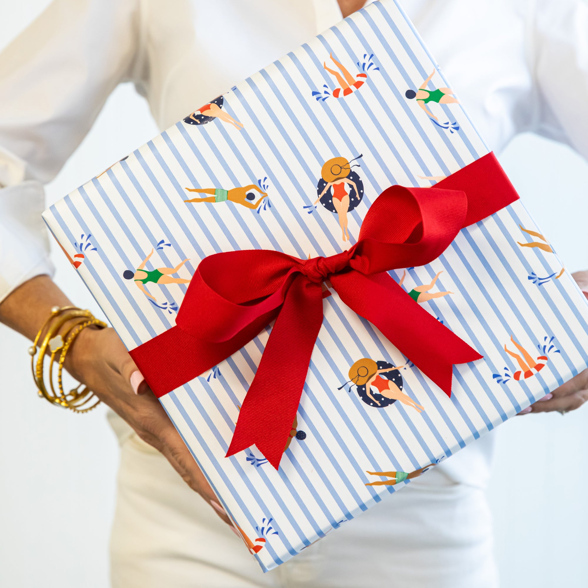 Continuous Roll Gift Wrap | Swimmers
