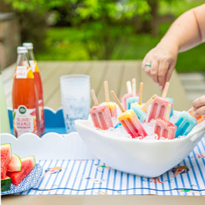 Paper Table Runner | Swimmers