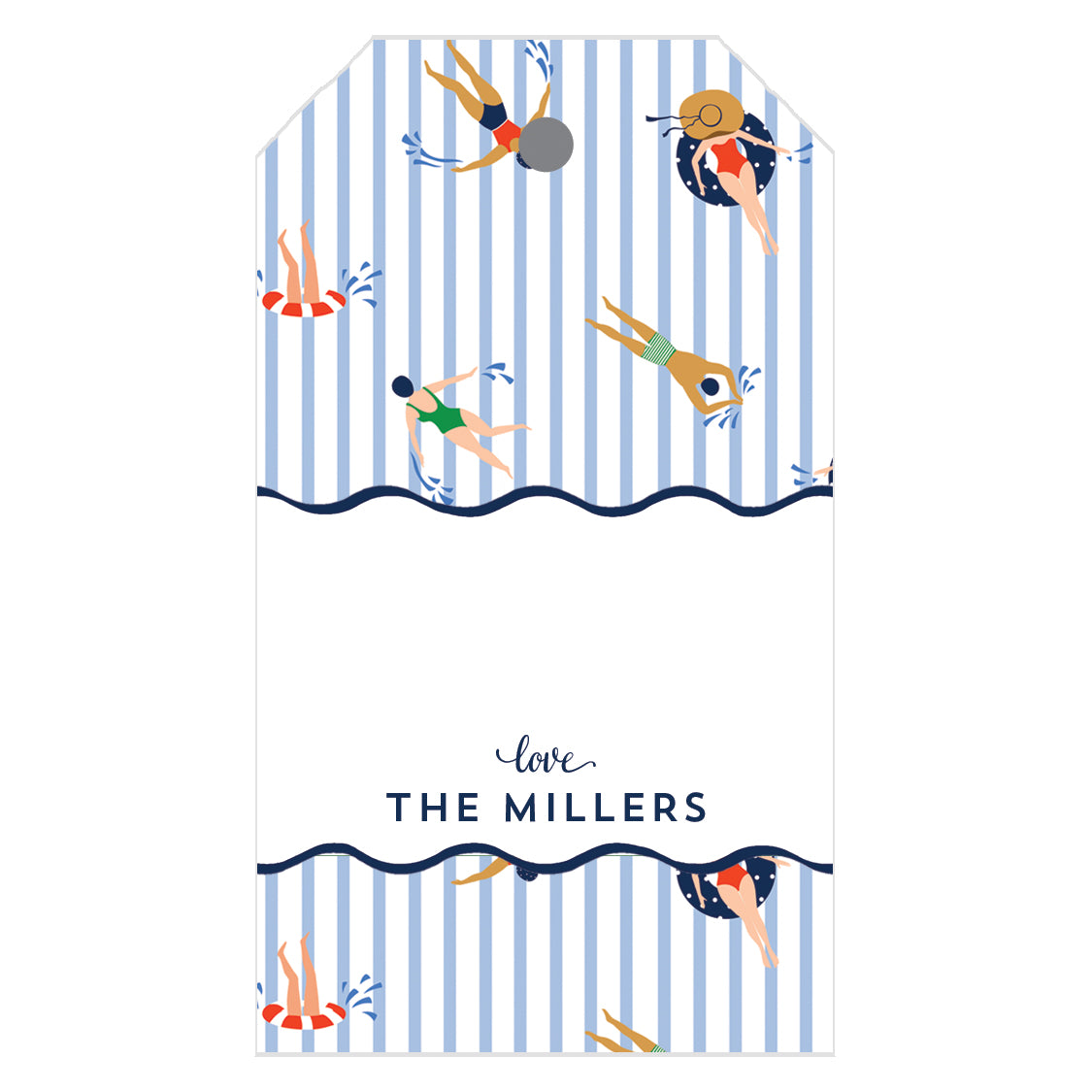 Swimmers Personalized Gift Tags