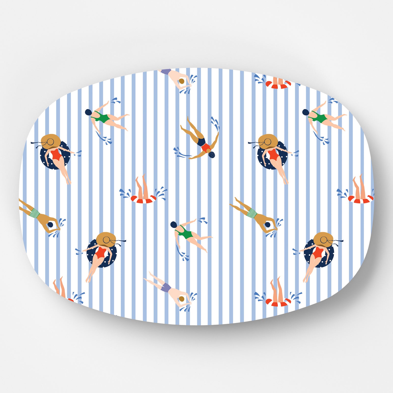WH Serving Platter | Swimmers
