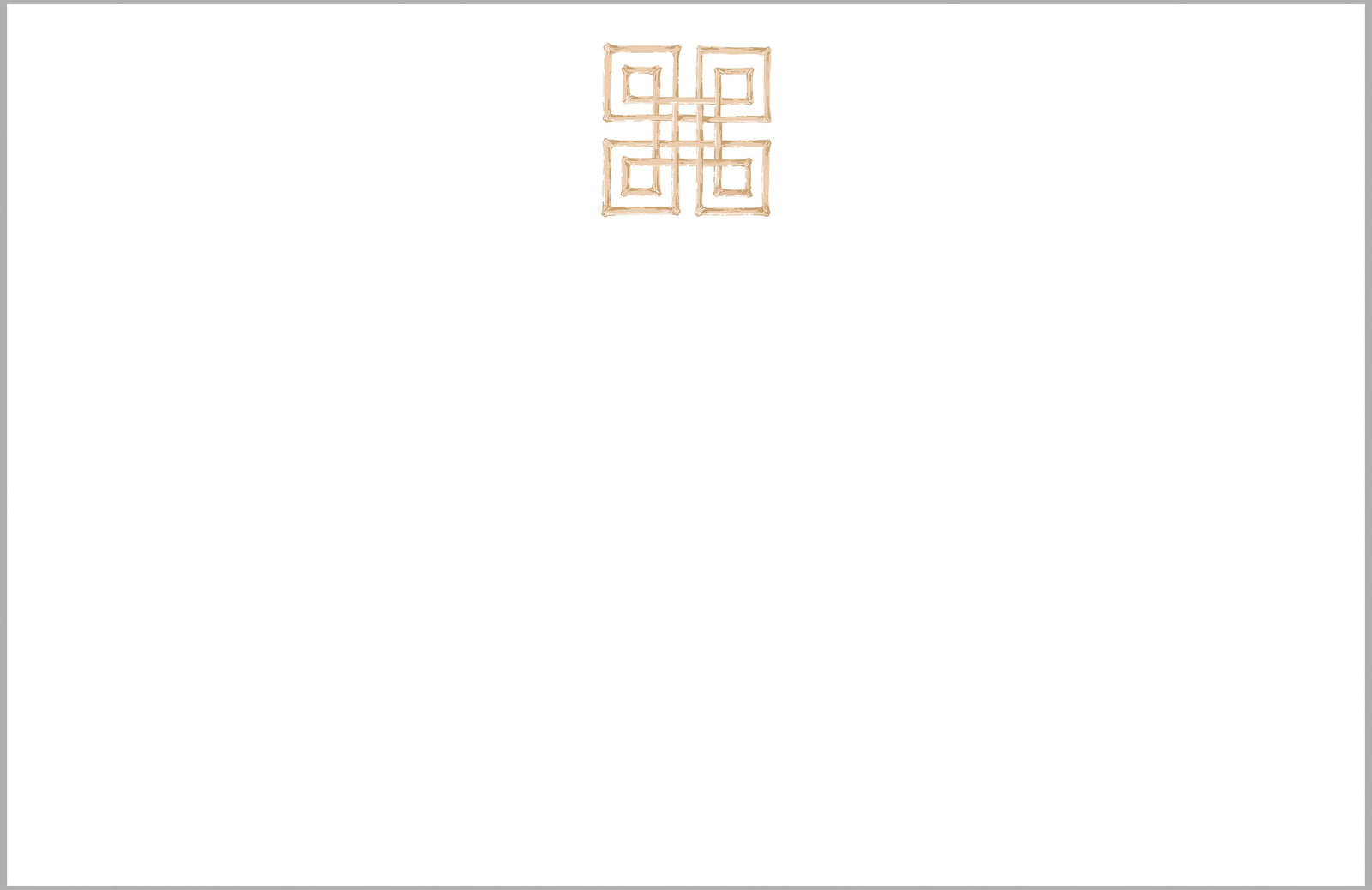 In Stock 8.5x5.5 Tan Bamboo Fret Slab Notepad
