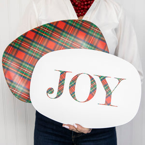 WH Serving Platter | JOY Tartan