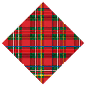 Classic Tartan Plaid Paper Cocktail Napkins