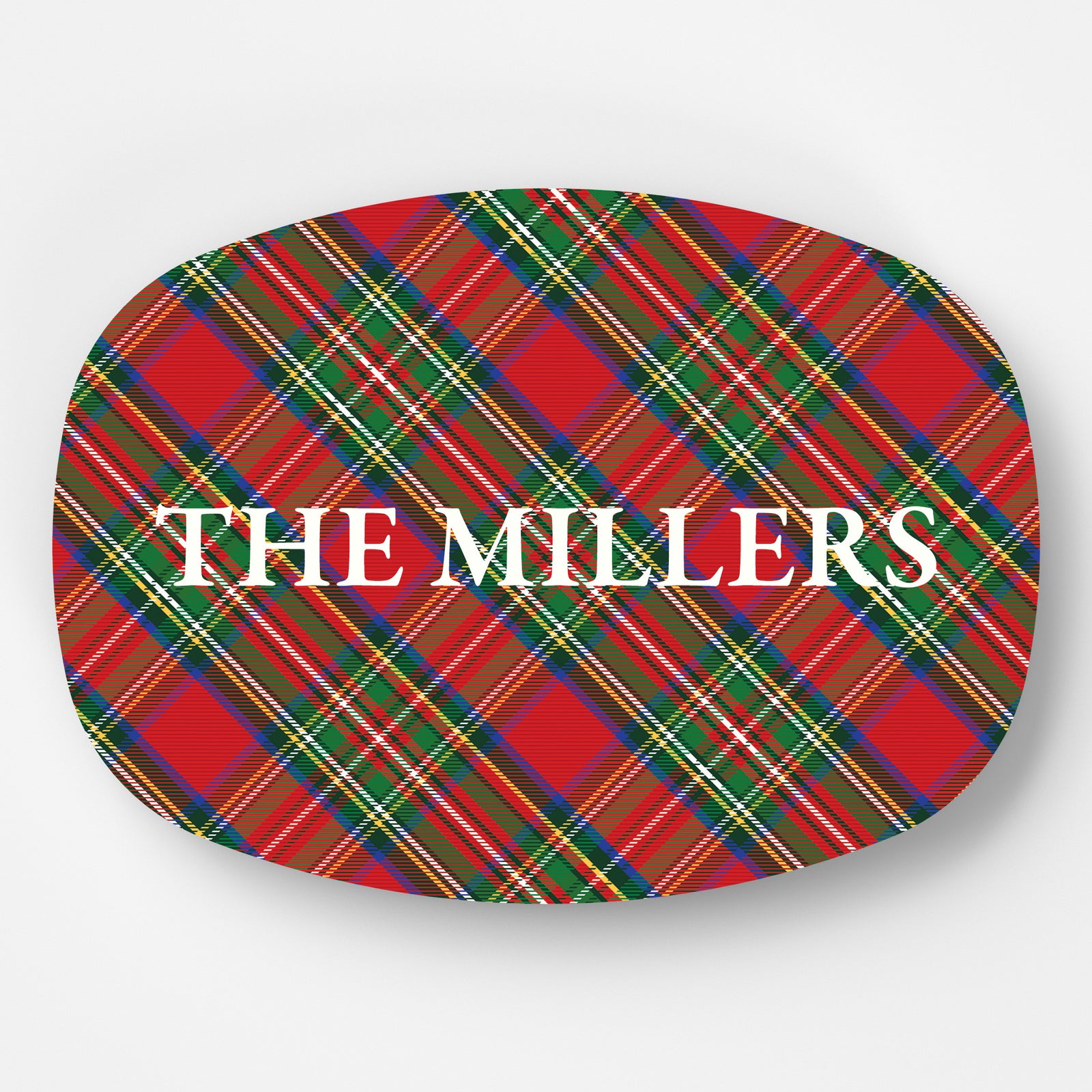 WH Serving Platter | Tartan Plaid (Personalized Option)