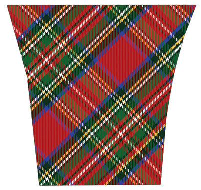 WH Hostess x Hedge Farm Mini Cache Pot Candle | Tartan Plaid